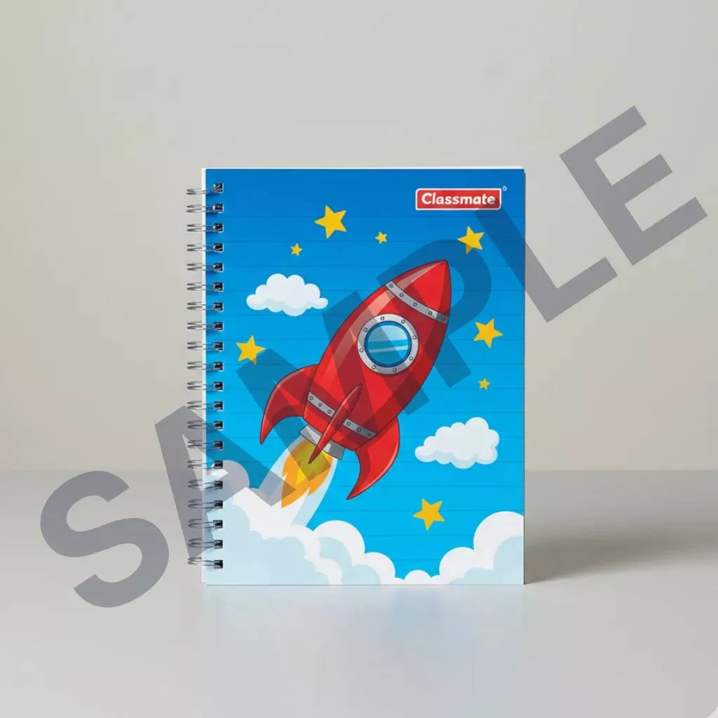 Classmate Notebook with a sturdy cover and quality pages available in Jalandhar, ideal for notes and sketches.