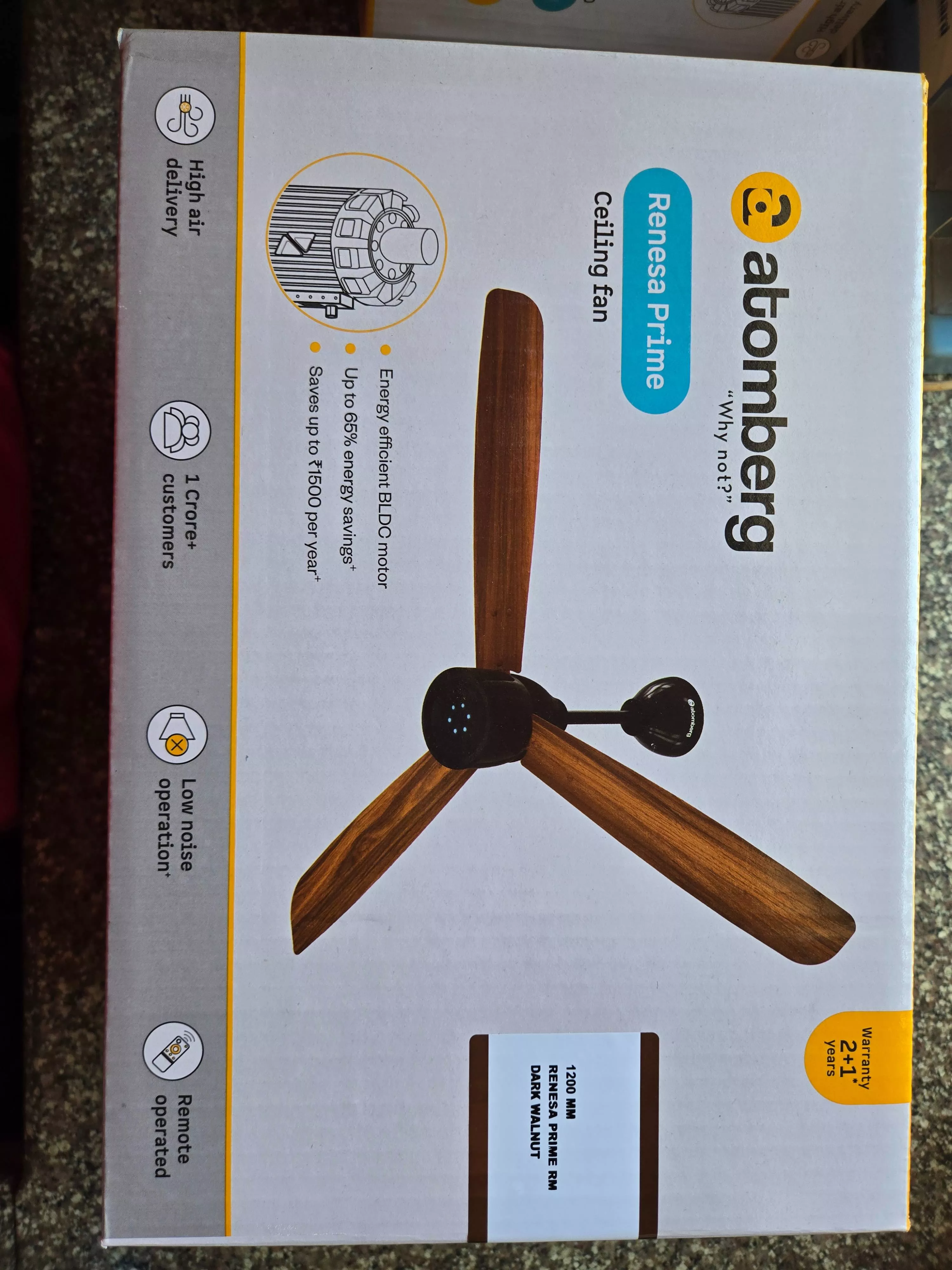 SREE BALAJI ELECTRICALS - Atomberg Renesa Prime Ceiling Fan in Madanapalle in MADANAPALLE