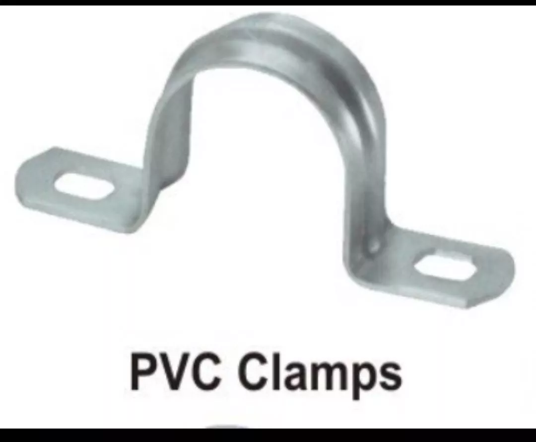 Durable ABHI PAINTS PVC clamps designed for secure pipe support, suitable for various applications in Jalandhar.