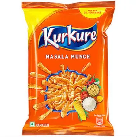 Crunchy Kurkure masala snacks in a vibrant pack showcasing bold flavors available at Lehal Karyana Store in BATALA.