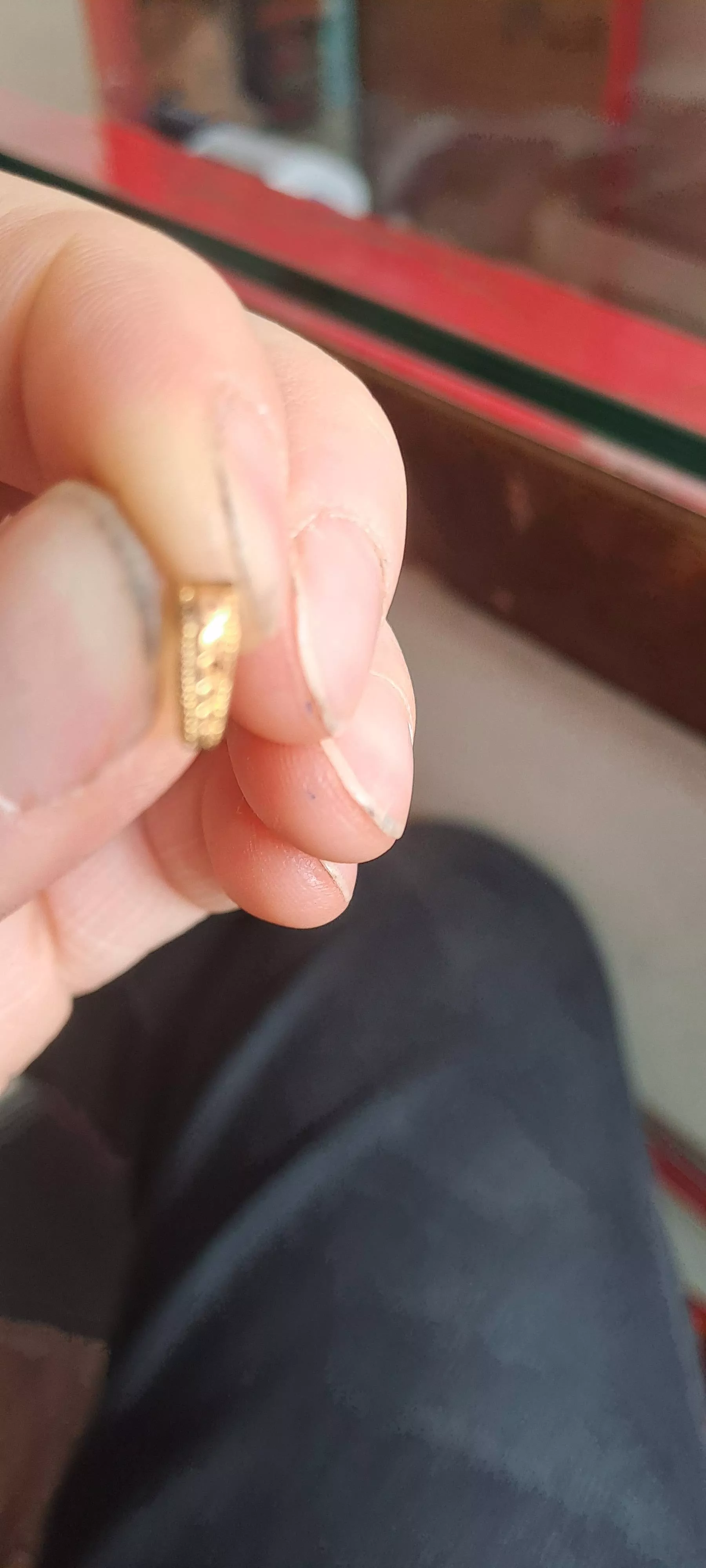 Gold Plated Ring from Tanish Jwellars in Mainpuri, showcasing an elegant design that enhances any outfit.