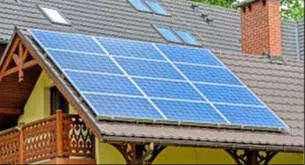 Solar Panel Setup for Home in Rajnandgaon featuring solar panels installed on a rooftop, showcasing a sustainable energy solu