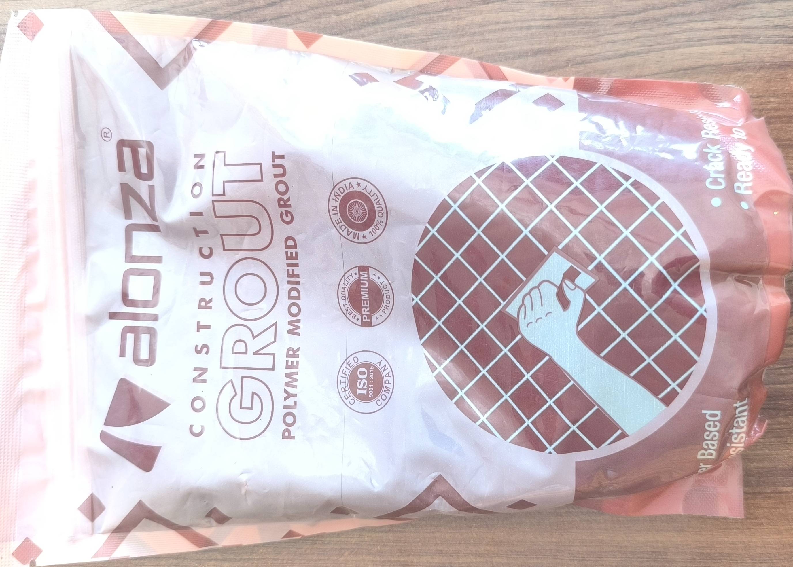 Alonza Construction Grout in Keshav Arcade, Dholka — a high-quality polymer modified solution for tiling and construction