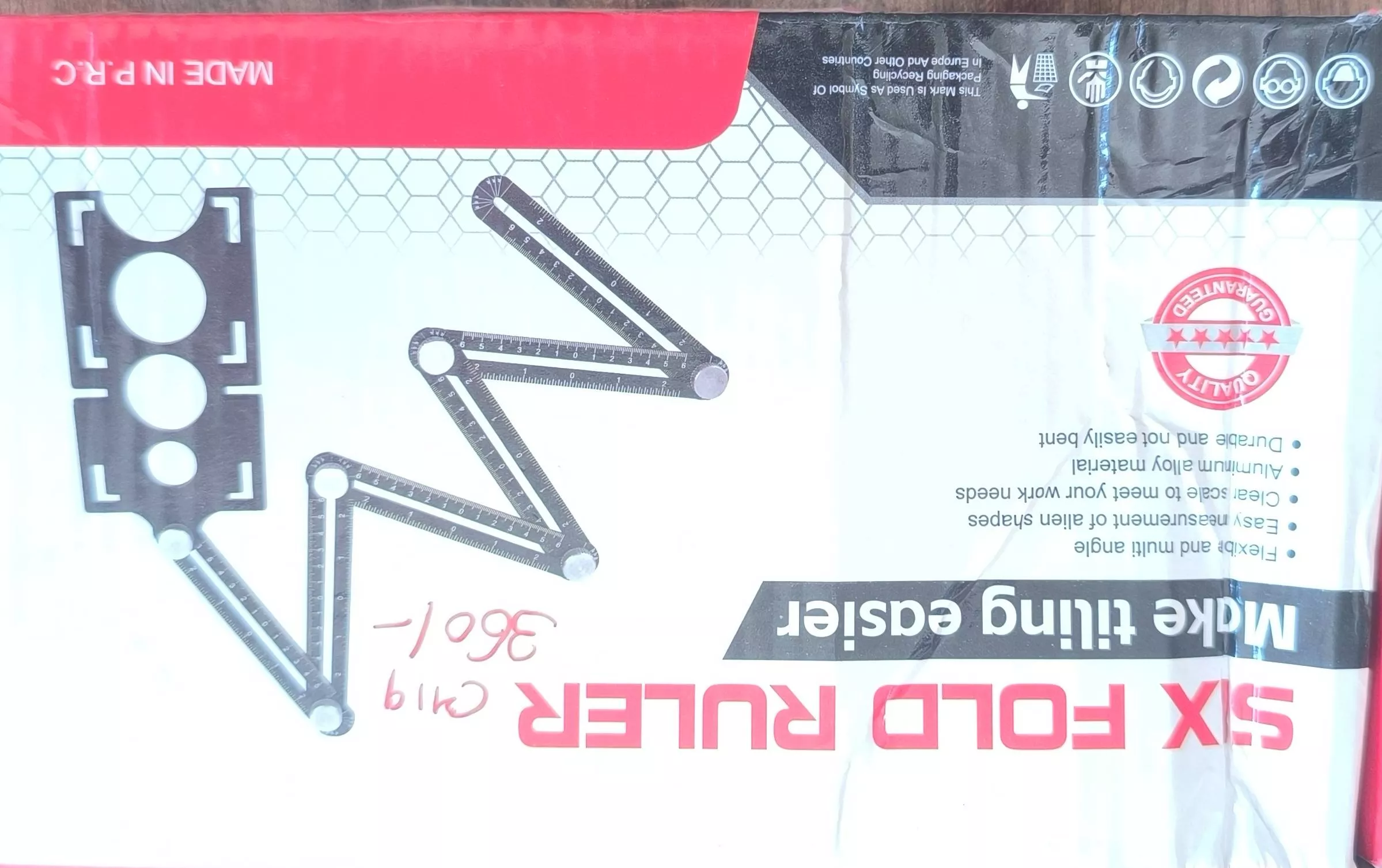 Durable six-fold ruler with flexible design from KUNJ ENTERPRISE, suitable for precise measurements in DHOLKA.