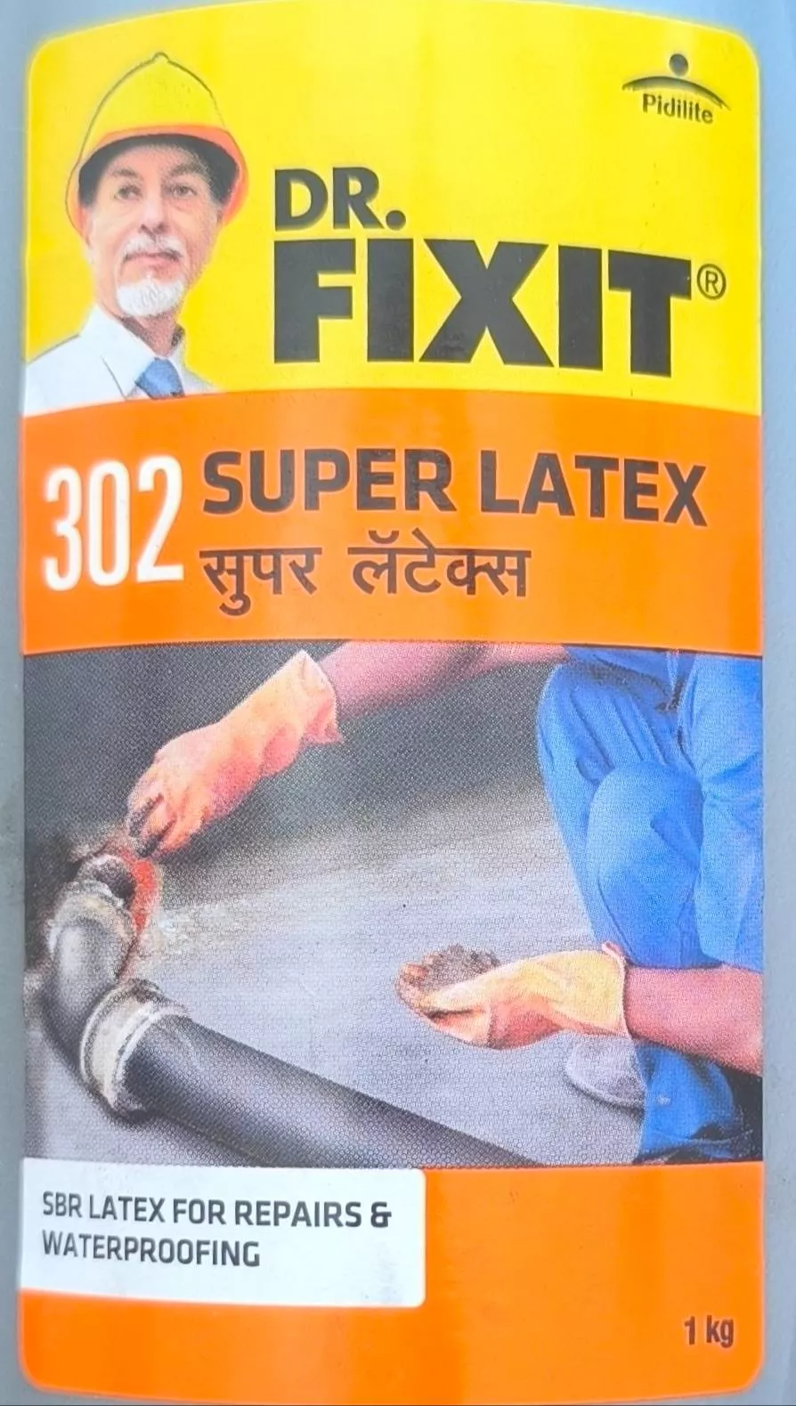 Dr. Fixit 302 Super Latex Waterproofing product in DHOLKA — SBR latex solution for effective leak prevention and bonding enha