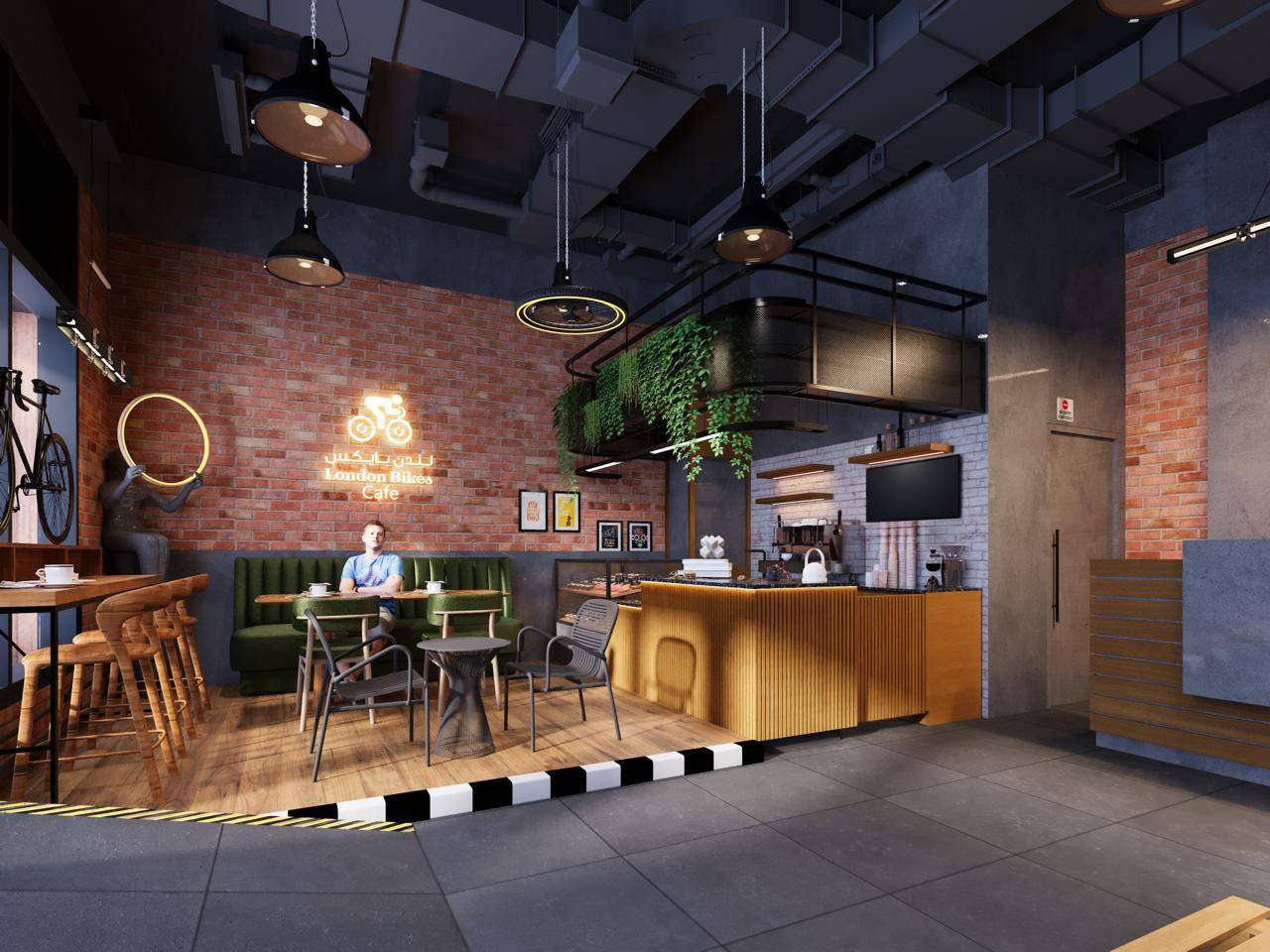  Coffee Shop Interior & Exterior Work in Kannur STEP ONE ASSOCIATES 16 9 VALIYANNUR MATTANNUR ROAD  LANDMARK Valiyanoor