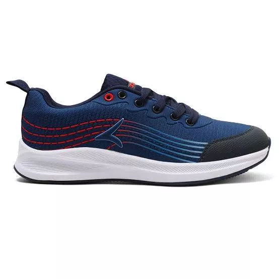 Blue athletic running shoes designed for breathability and comfort, perfect for running, from SAROJ BANIK in Nagaon.
