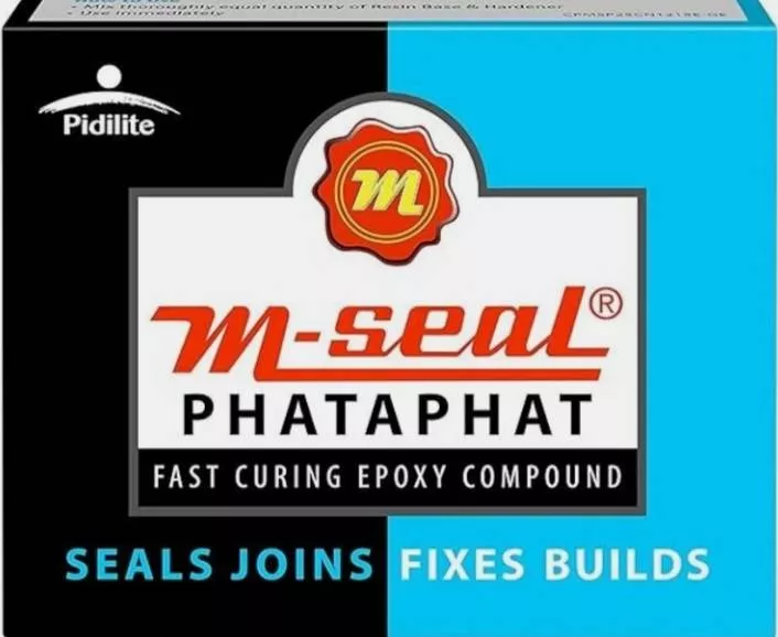 M-seal Phataphat Fast Curing Epoxy Compound in KAMPUR with clear packaging showing product details and usage instructions.