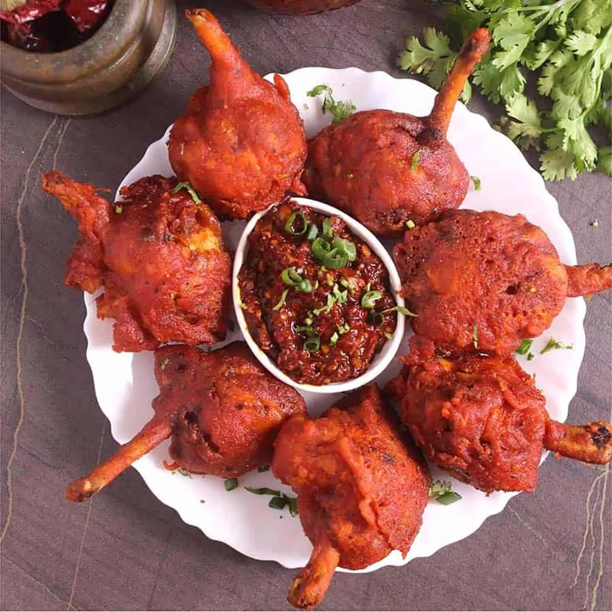 Spicy Chicken Lollipop from Khamgaon