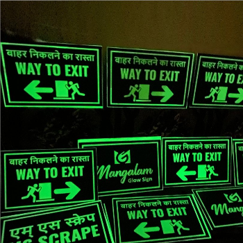 Night Glow Sign Board illuminated display for businesses in Indore