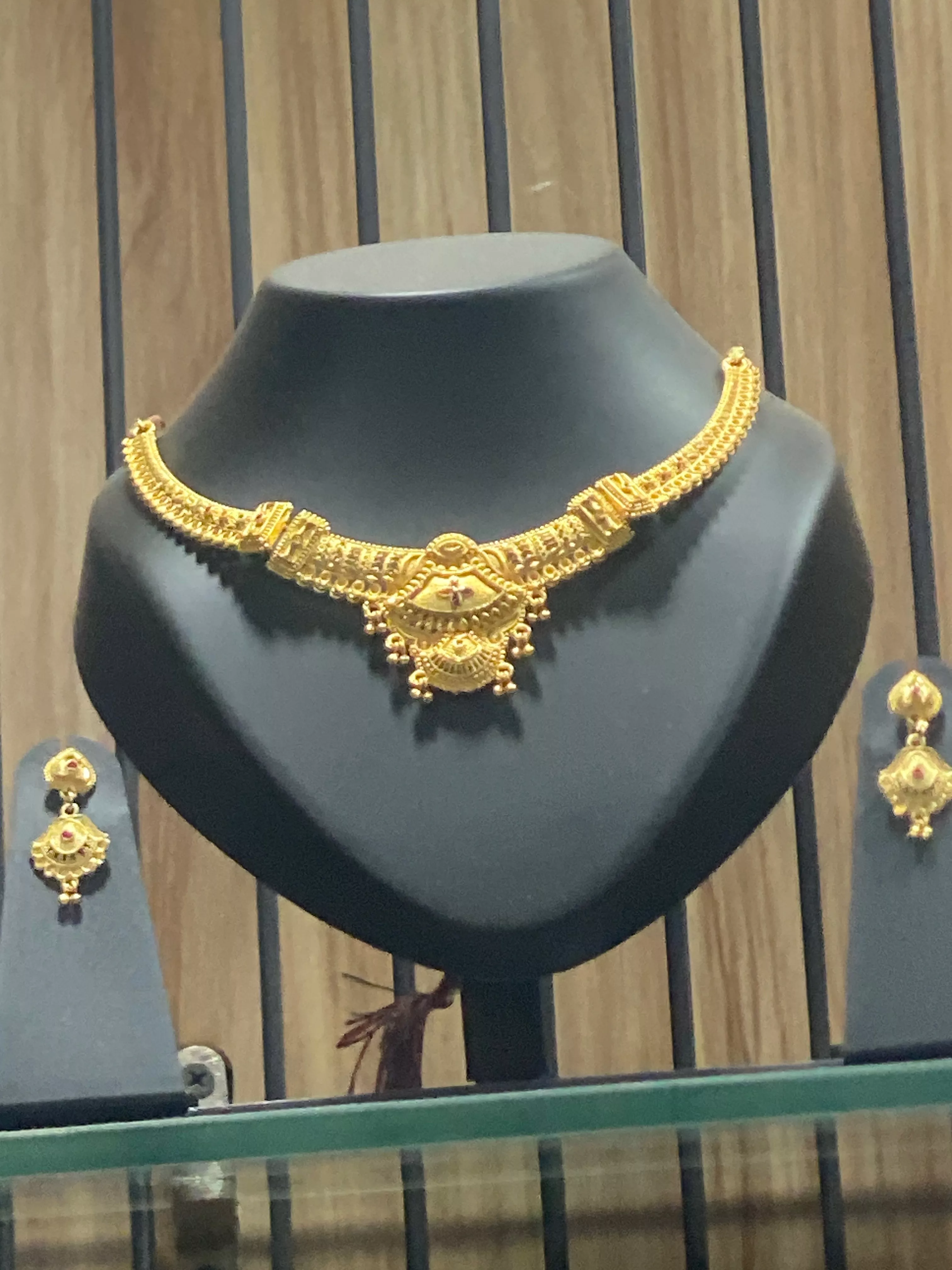 BITTOO JEWELLERS - Traditional Gold Plated Necklace Set in Nawnashahr in NAWANSHER