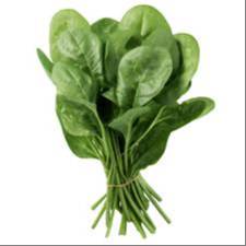 Fresh spinach leaves from Babloo Fruits and Veg in Rampur, vibrant green and nutrient-rich, perfect for salads and cooking.