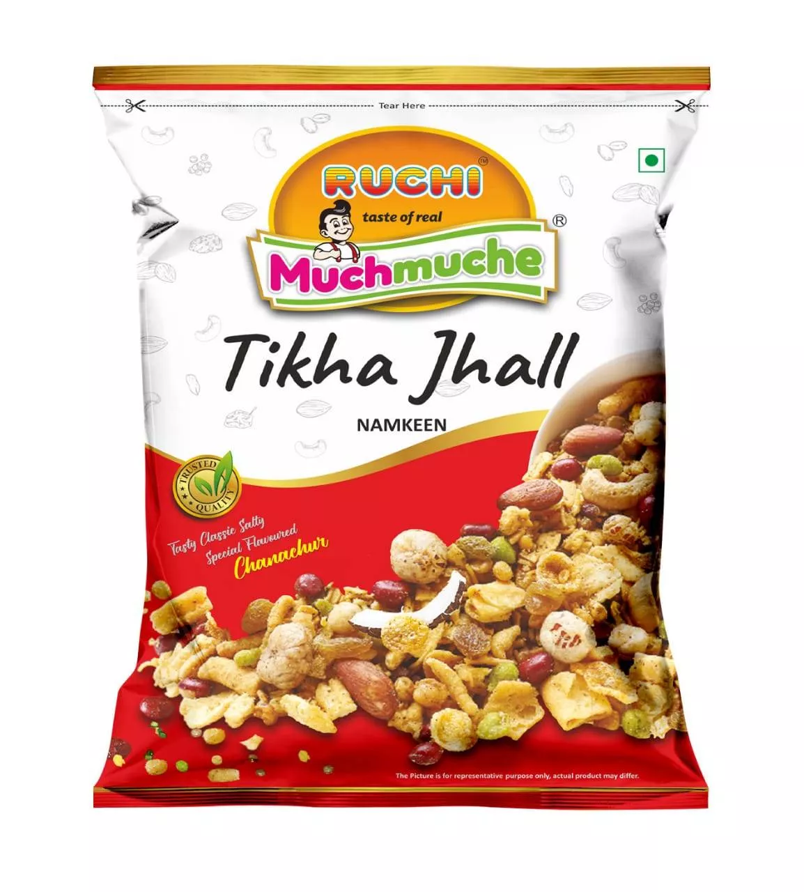 RUCHI SNACK INDUSTRIES - Ruchi Muchmuche Tikha Jhall Namkeen in Raniganj in RANIGANJ