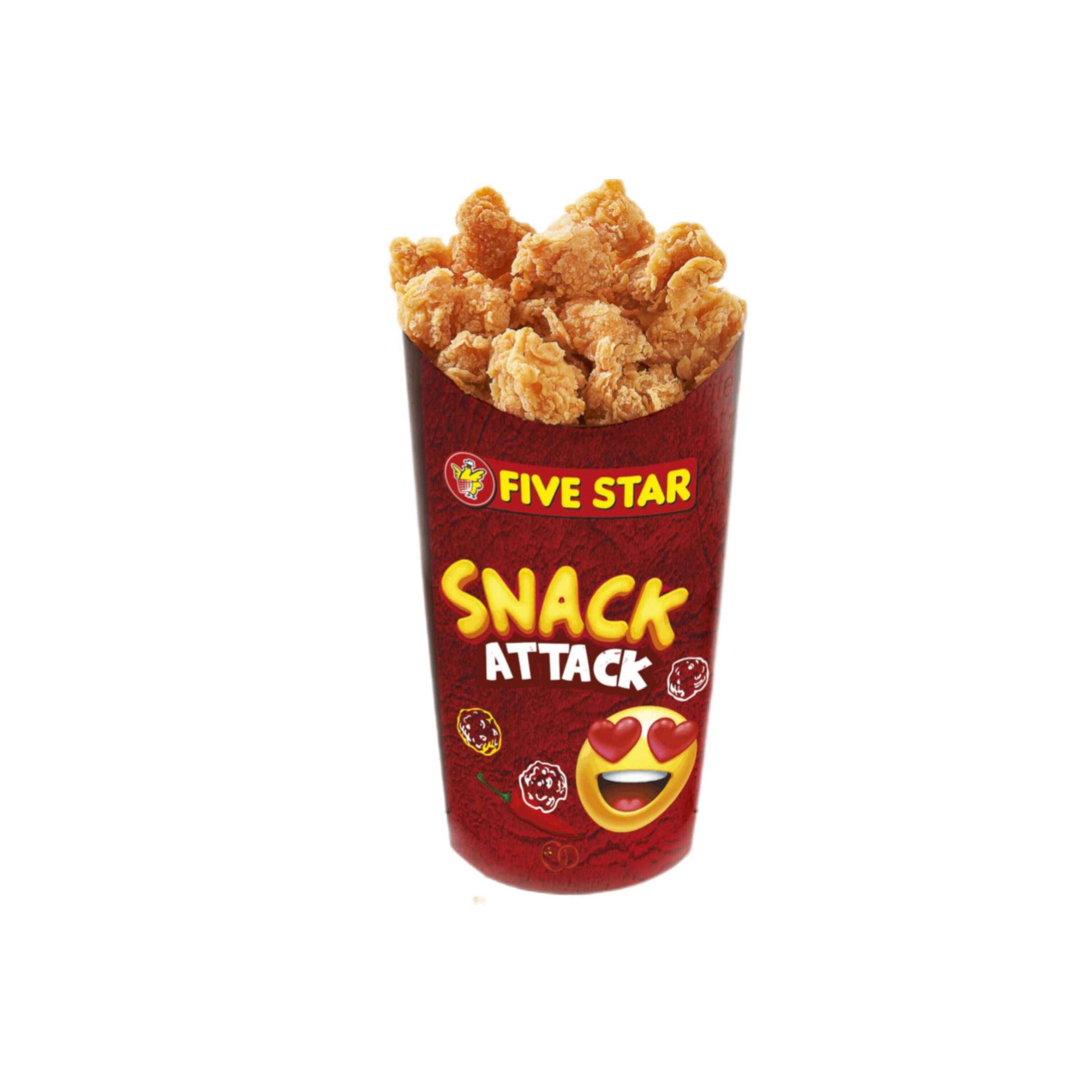 Crispy Tasty Chicken Popcorn in Hyderabad from FIVE STAR CHICKEN, served in a bowl, showcasing its golden-brown color and tex
