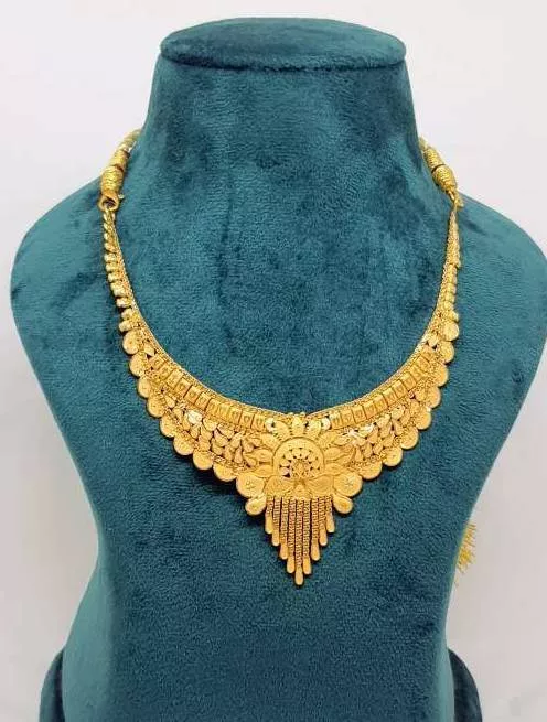 PANTHOIBI JEWELLERY HOUSE - Gold Plated Necklace in Imphal in IMPHAL