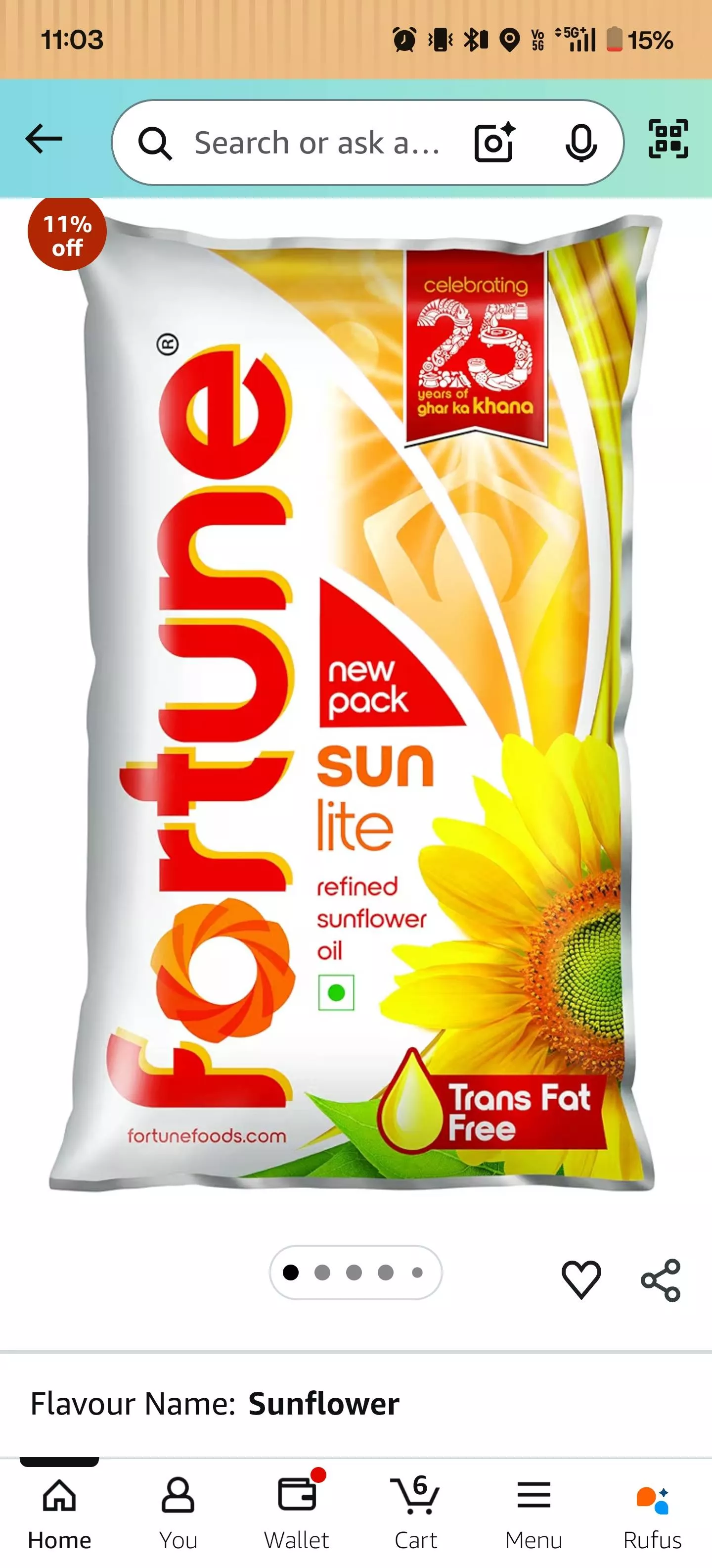 DAYRO AND DELUXE - Fortune Sunflower Oil in BIDADA in BIDADA