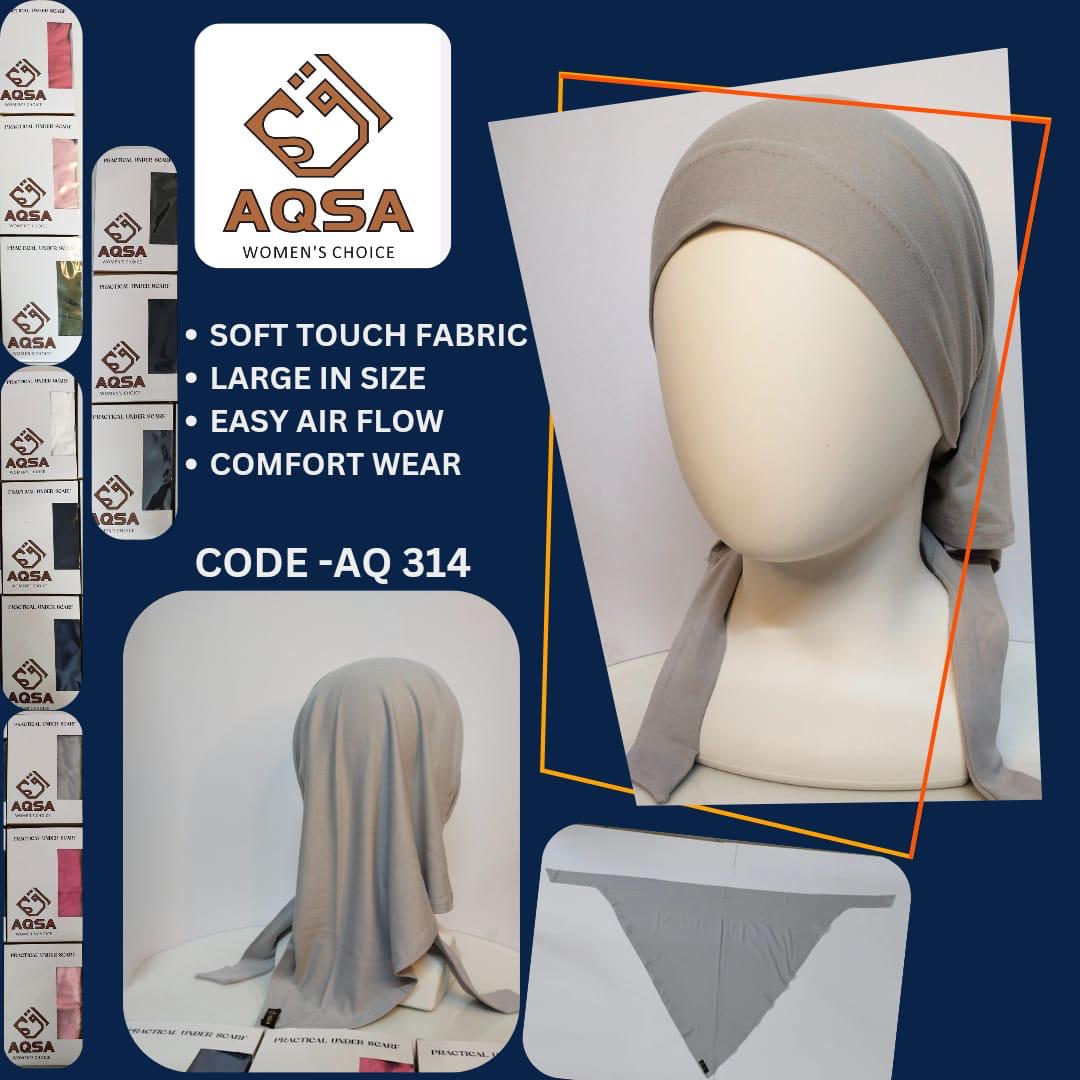 Premium Turban Underscarf in grey displayed in Mangalore shop