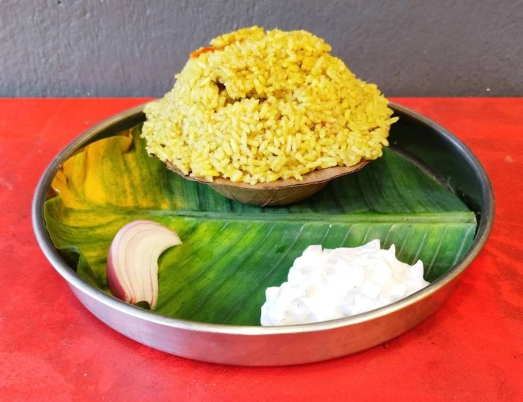  Karnataka's Quarter Chicken Donne Biryani Srikakulam USHA KASI TAKE AWAY AND DELIVERY DOOR NO 1065WARD 13 VILLAGE