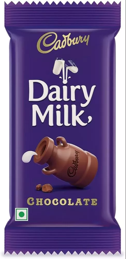 Rich and creamy Cadbury Dairy Milk Chocolate bar with a smooth texture, perfect indulgence for chocolate lovers in Imphal.