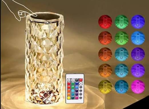 Crystal LED Decorative Lamp - Ambient Lighting