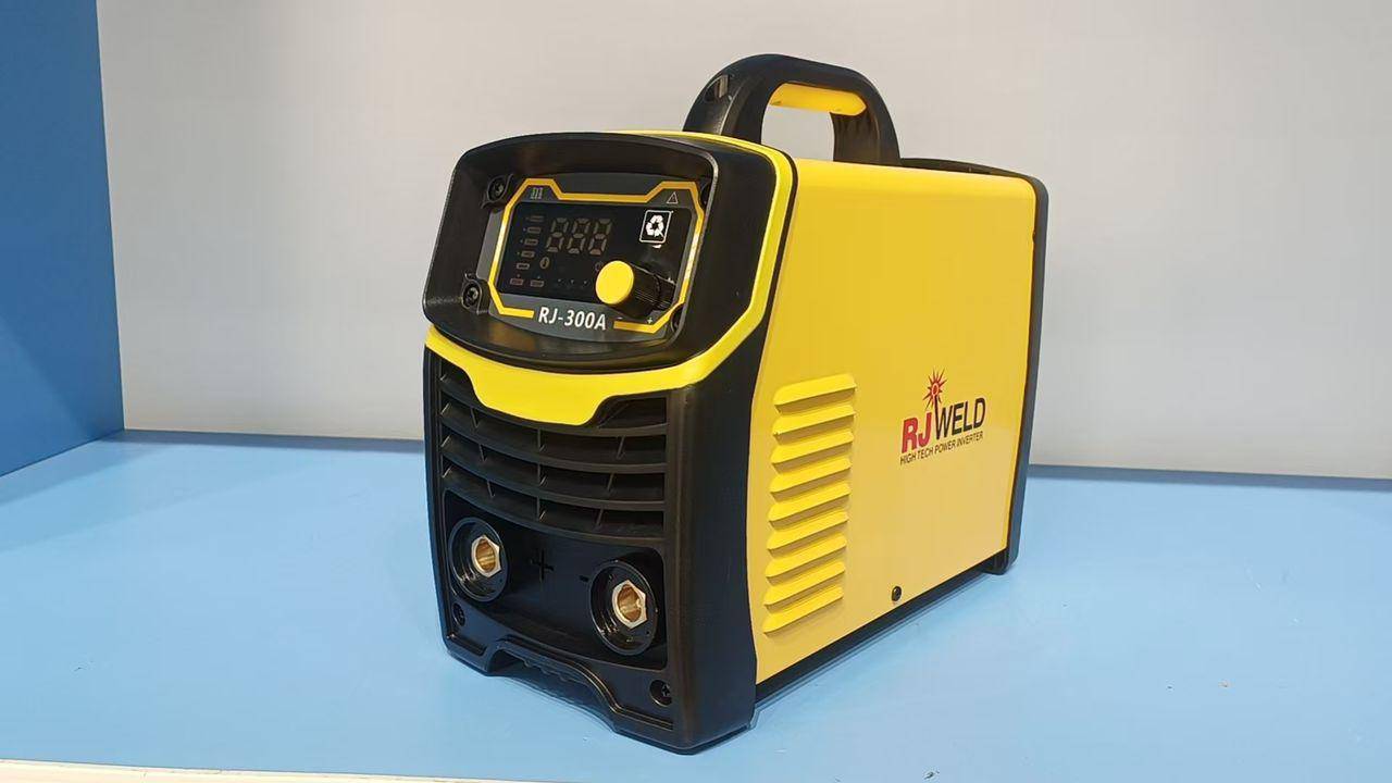 RJ Weld Power Inverter RJ-300A showcasing its compact design, suitable for efficient welding tasks, available at M K POWER TO