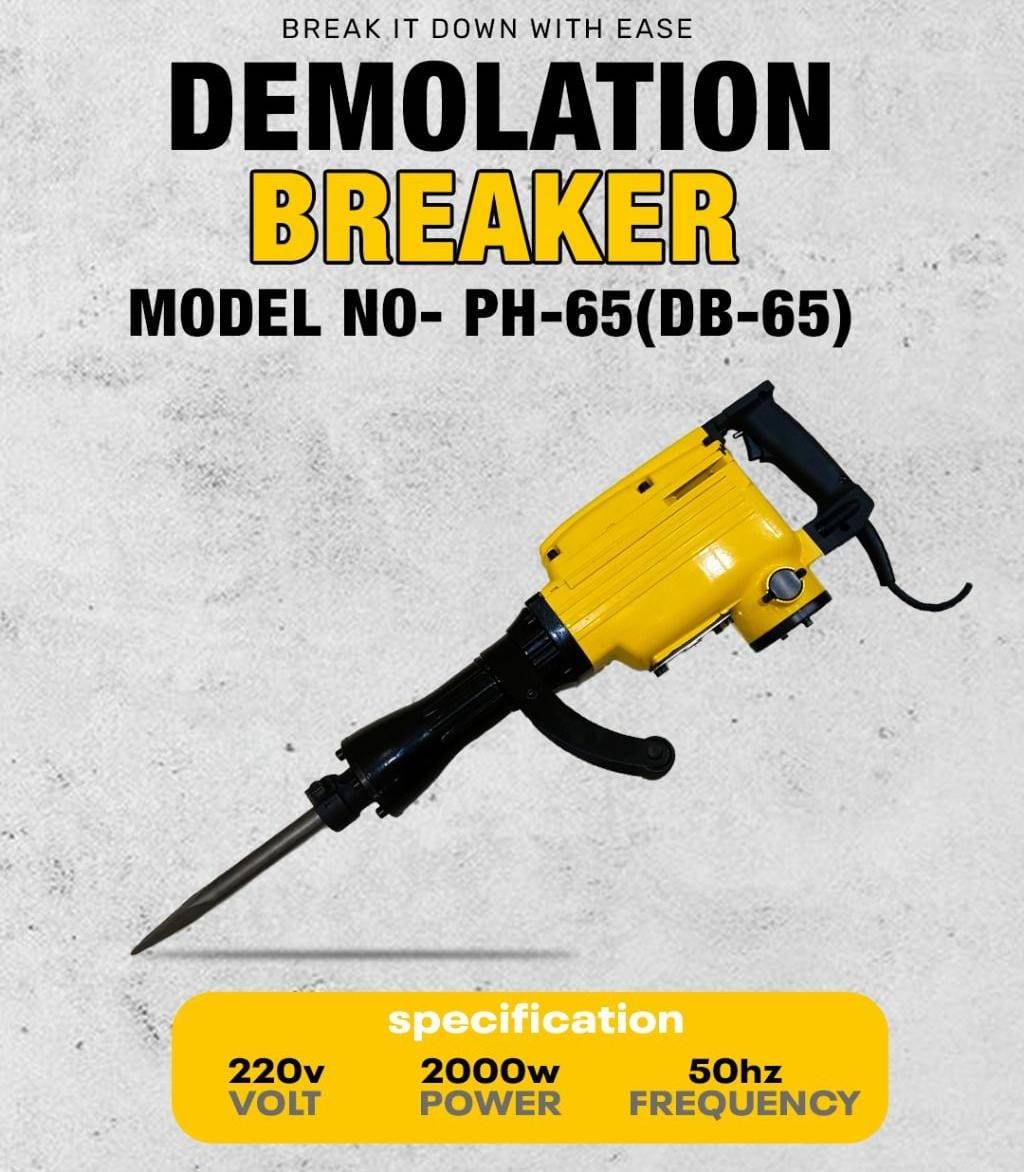 MK Power Tools Demolition Breaker with a robust design and 2000W efficiency, ideal for breaking concrete, located in NATHDWRA
