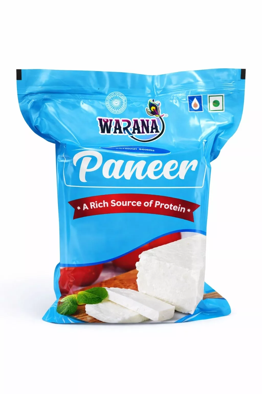Freshly made Warana Paneer in Alibag, creamy texture, ideal for healthy cooking