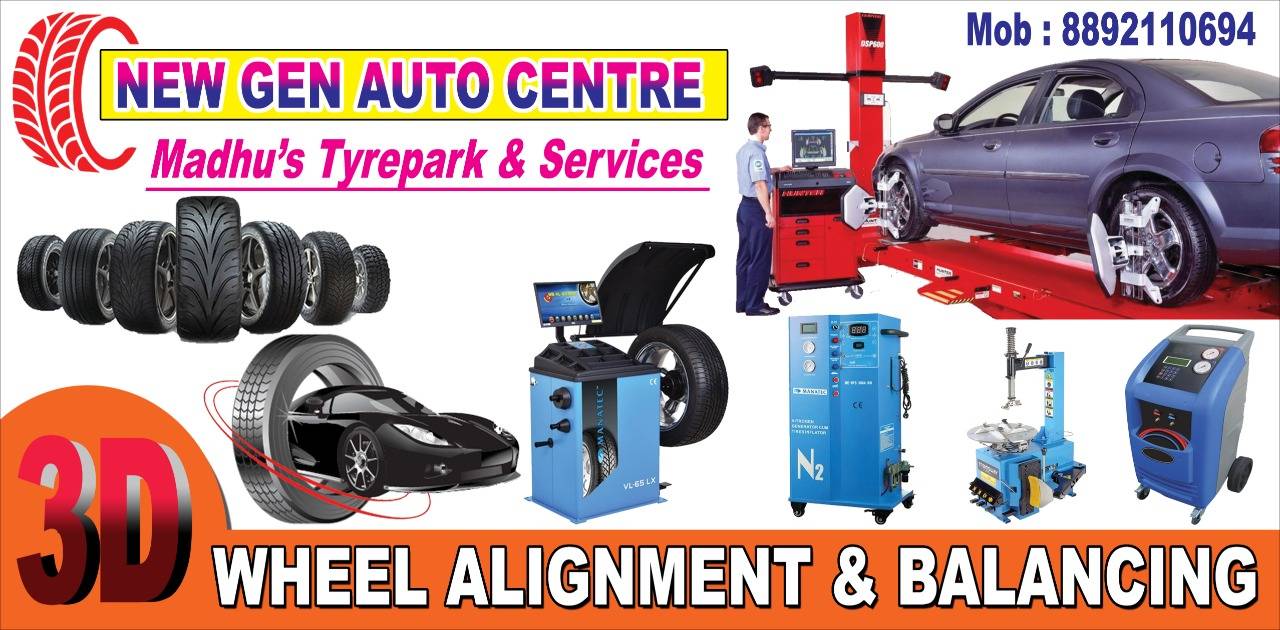 NEW GEN AUTO CENTRE - 3D Wheel Alignment & Balancing in Bangalore in BANGALORE