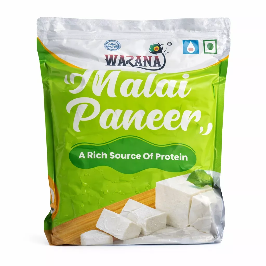 Premium Warana Malai Paneer in Alibag, creamy texture with rich protein content, ideal for healthy meals.