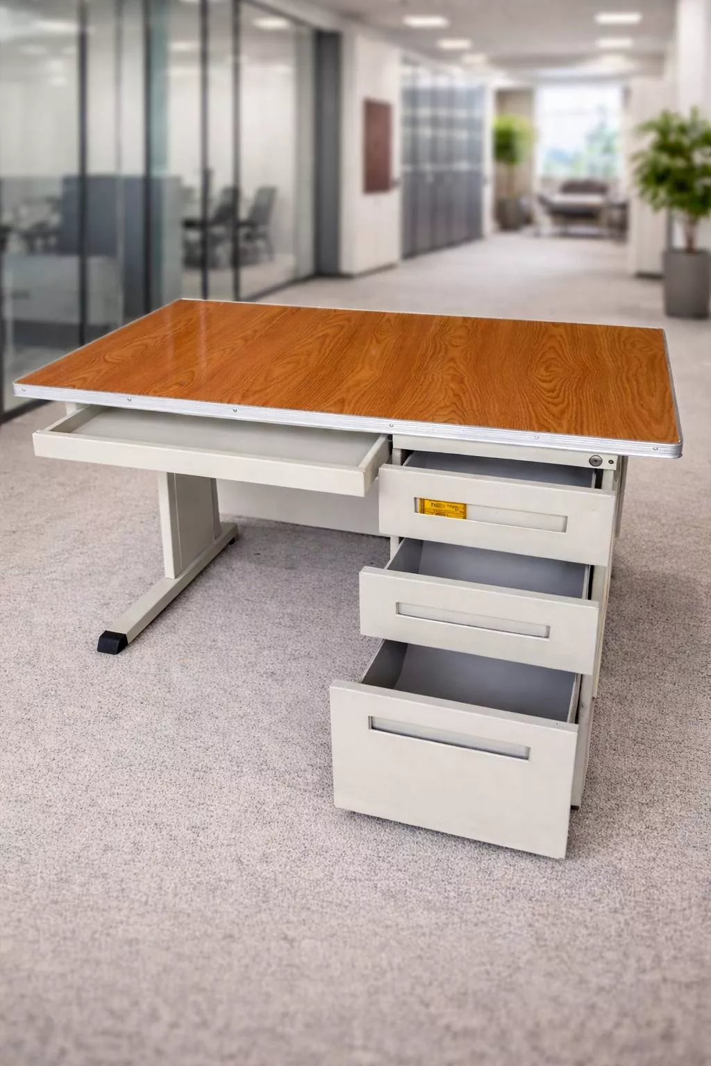 WOODORA - Office Desk with Storage Drawers in Surat in SURAT