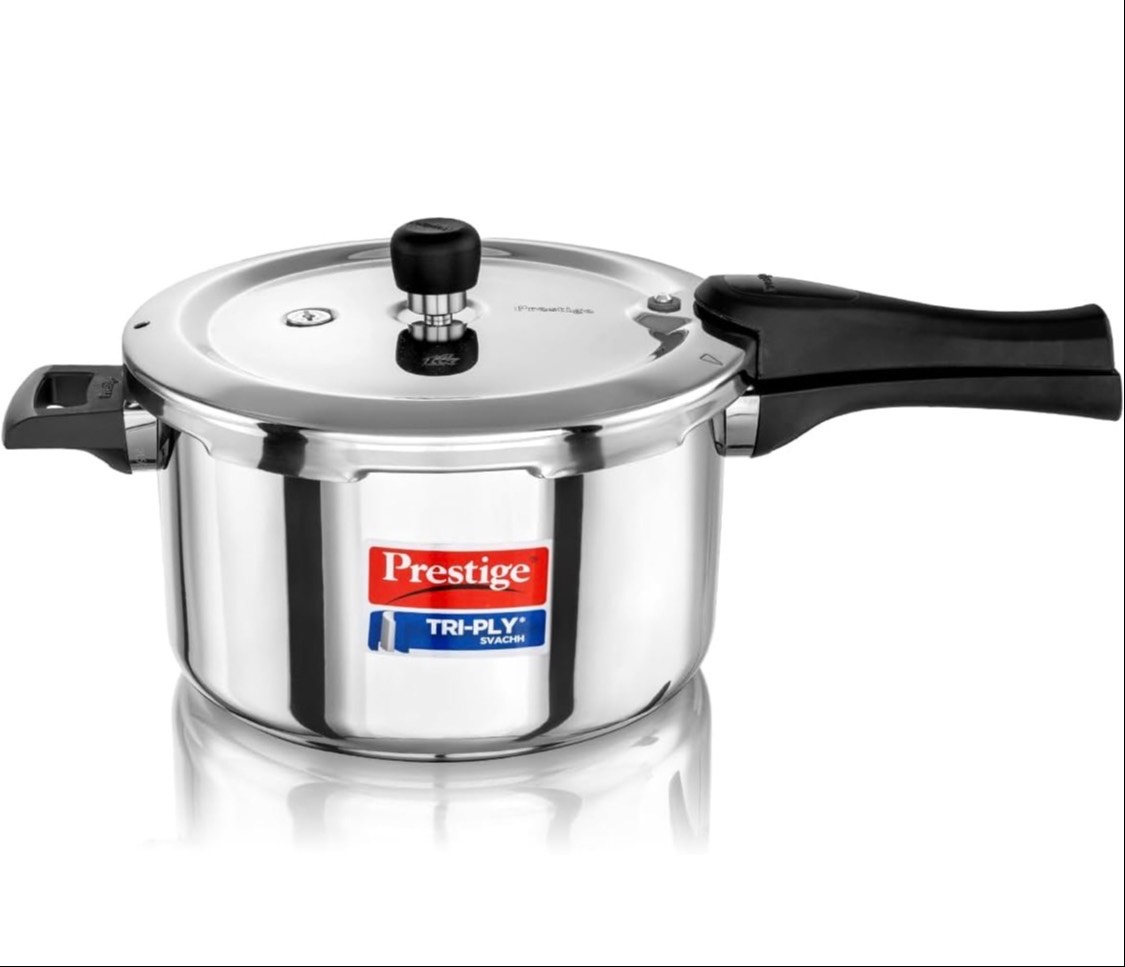 KAMATH AND CO - Prestige Tri-Ply Pressure Cooker in Mangalore in MANGALORE