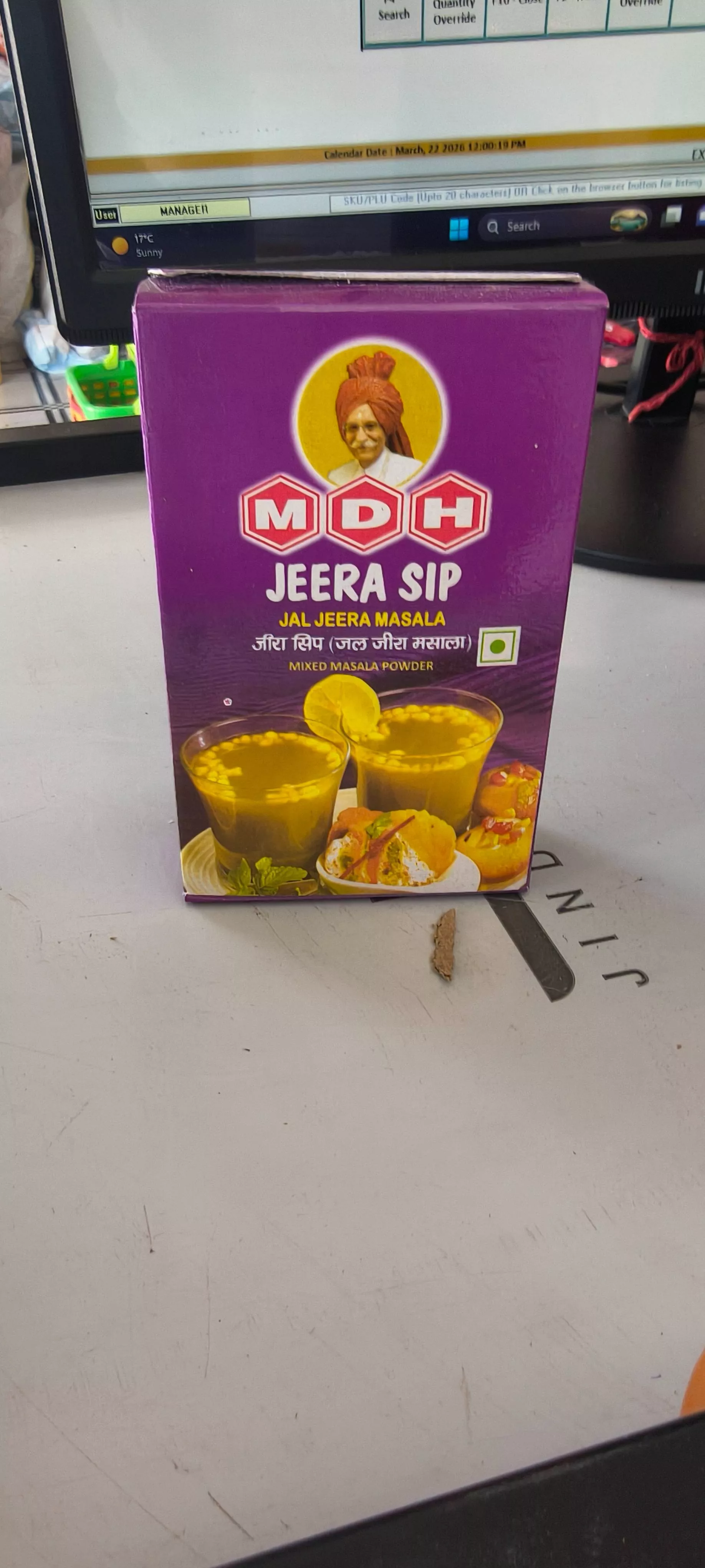  MDH Jeera Sip in Rohtak: Jal Jeera Masala EX PARA WELFARE CANTEEN KHEWAT NO 86  KHATONI NO 90  JHAJJAR ROAD ROHTAK HARYANA 124501 124501LANDMARK Axis Bank Garhi Sampla