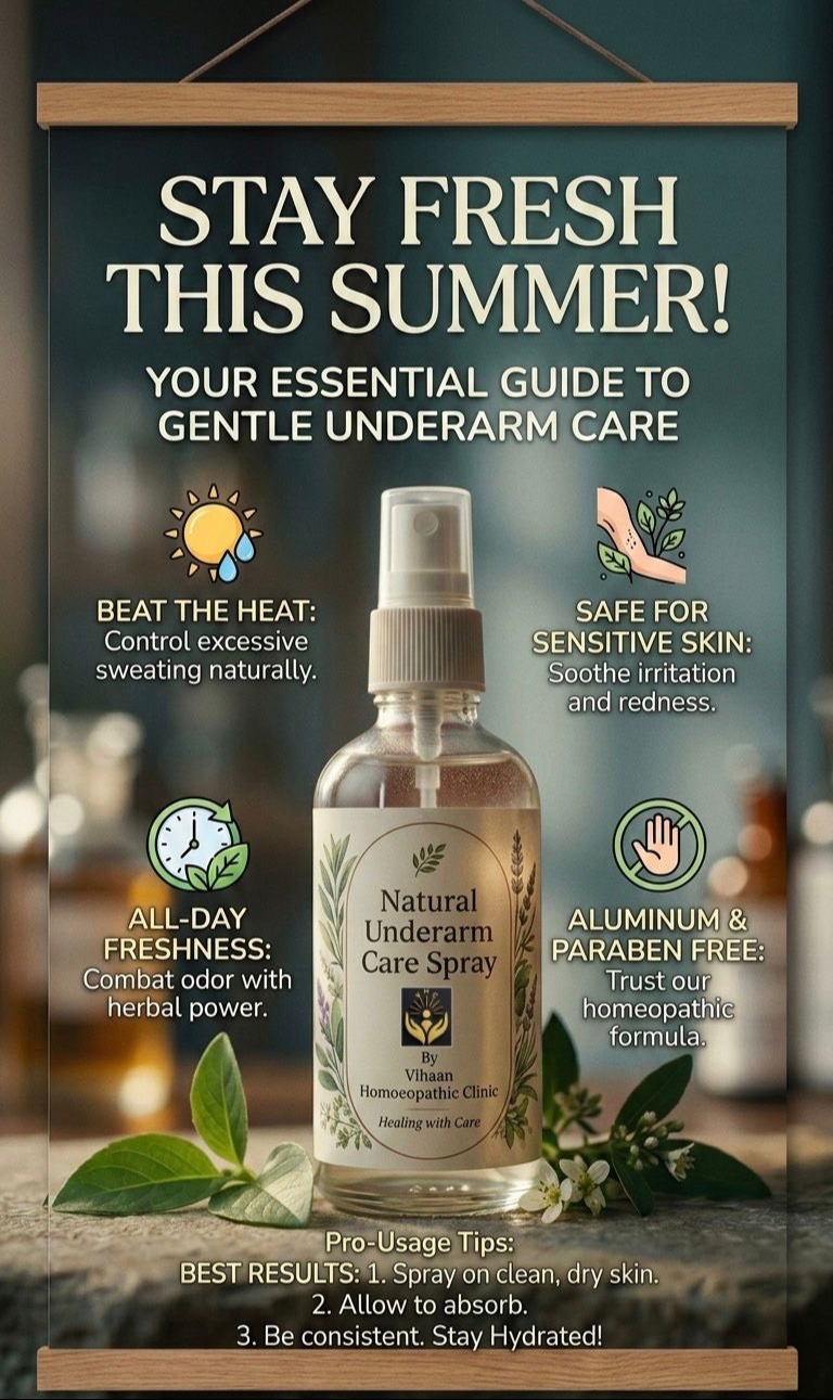  Underarm Spray in East Shalimarbagh: New Delhi VIHAAN HOMOEOPATHIC CLINIC BK 1 32 AGF EAST SHALIMARBAGH NEAR FORTIS HOSPITAL