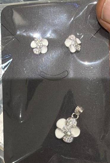  Jewelry Set White Floral in Rajkot R K JEWELLERS GROUND FLOOR SHOP  NO 5 NAKSHATRA 7  RAIYA ROAD NEAR RAIYA CHOKDI CHANDAN PARK RAJKOT RAJKOT GUJARAT  NO 5 NAKSHATRA 7  RAIYA ROAD NEAR RAIYA CHOKDI CHANDAN PARK RAJKOT RAJKOT GUJARAT