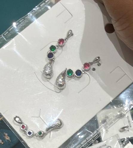 R K JEWELLERS - Jewelry Set in Rajkot: Elegant Multicolor Stone in RAJKOT