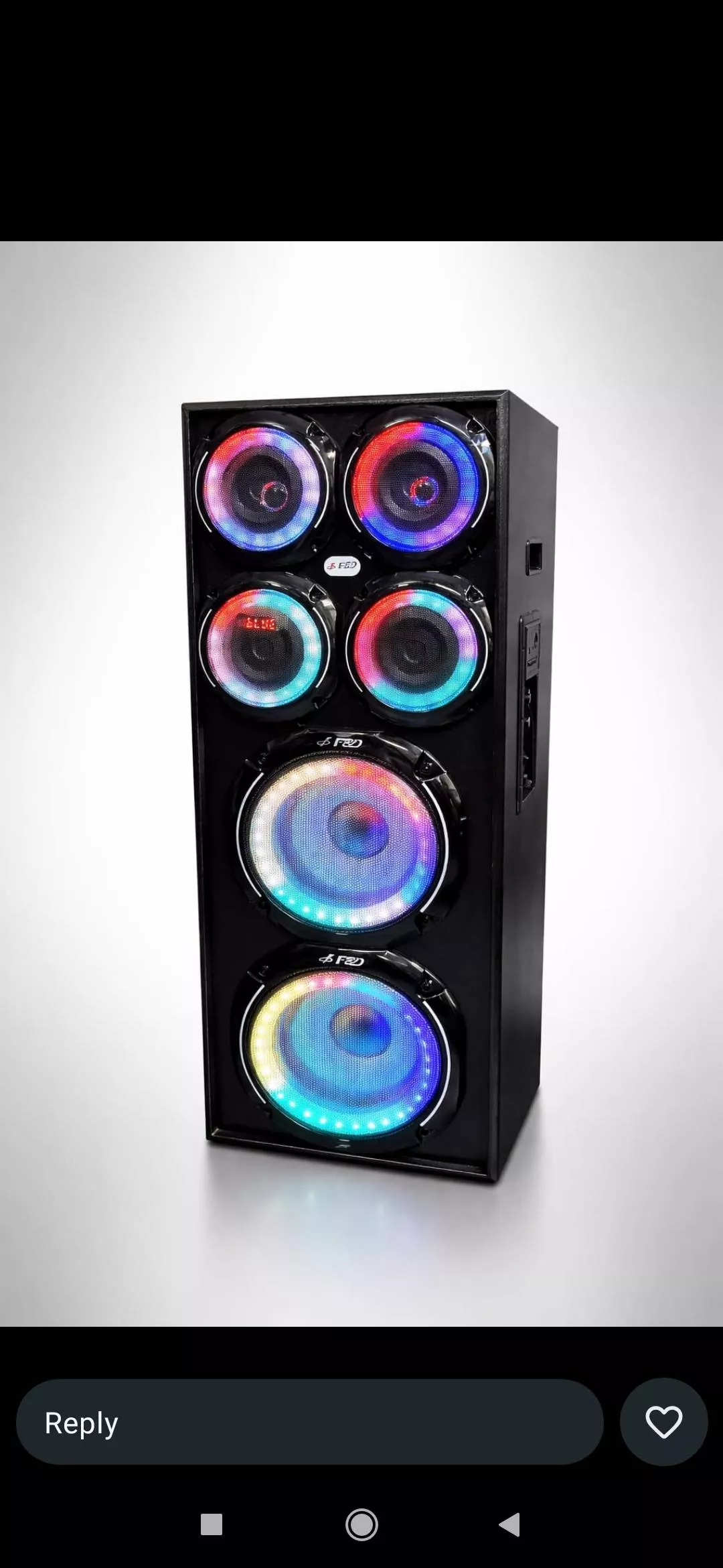 RAMAN YADAV - F&D Tall Boy Speaker in PARA BAZAR in PARA BAZAR