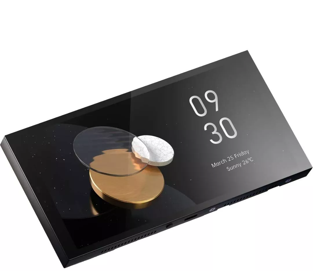 Stylish Digital Clock Smart Display in Hoshiarpur showcasing a sleek design with a modern display for contemporary interiors.