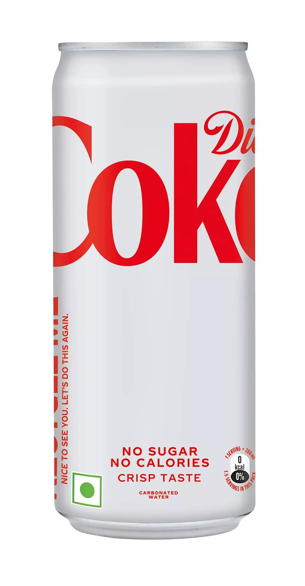 Diet Coke Beverage in Dasuya presented in a chilled can, showcasing its refreshing design and sugar-free label.