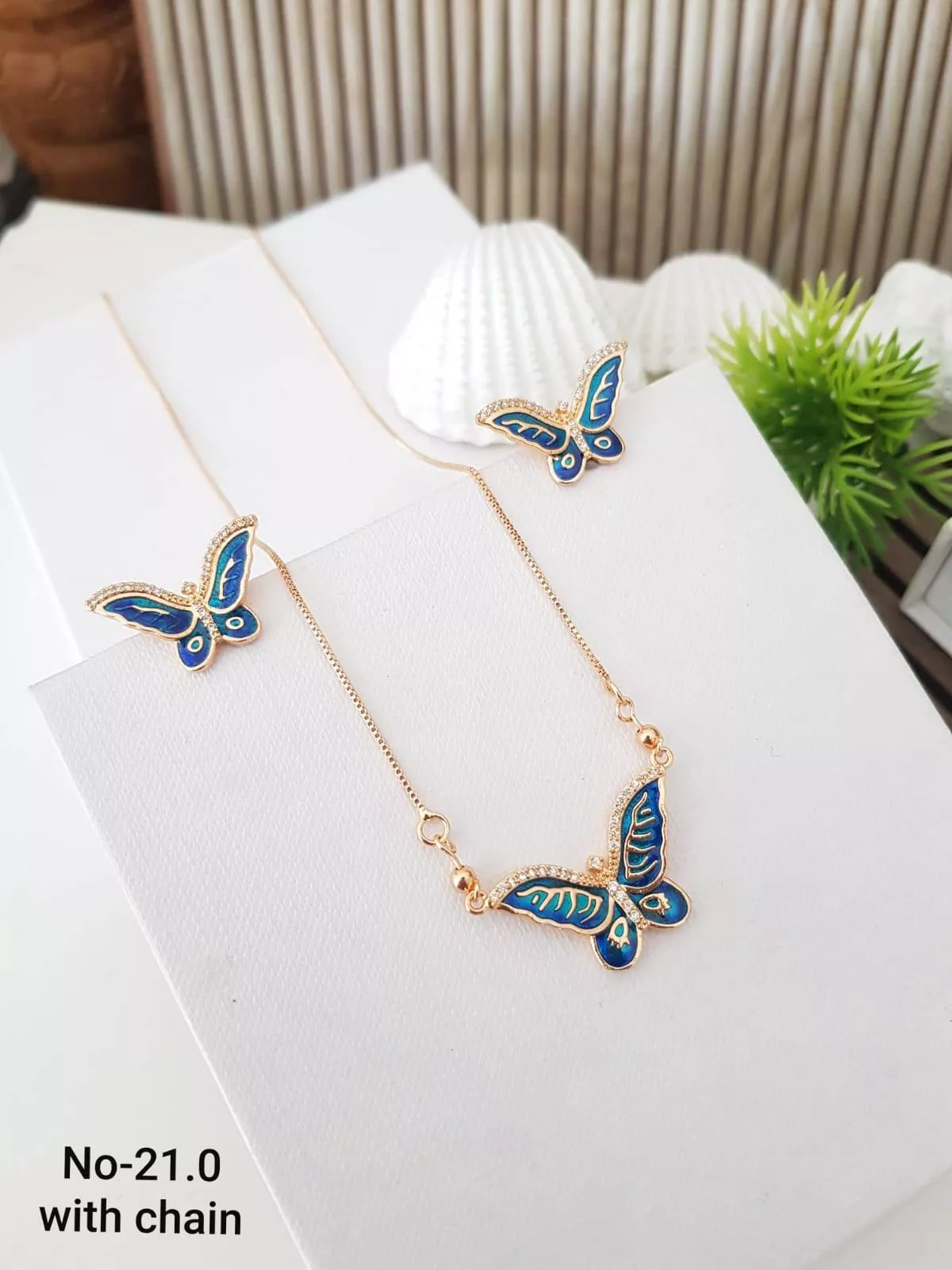 Artificial Butterfly Necklace Set in Malad West Mumbai - USHA ARTS