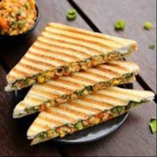 Freshly grilled Healthy Veg Grilled Sandwich filled with assorted vegetables, served at IGNITE PRIME PROTEIN CAFE in Dharwad.