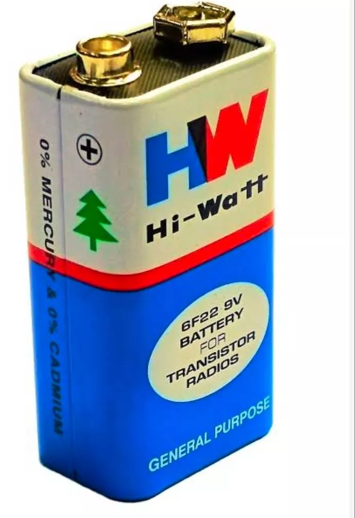KULDEEP AUTO ELECTRIC WORKS - Hi-Watt 9V 6F22 Battery in HOSHIARPUR in HOSHIARPUR