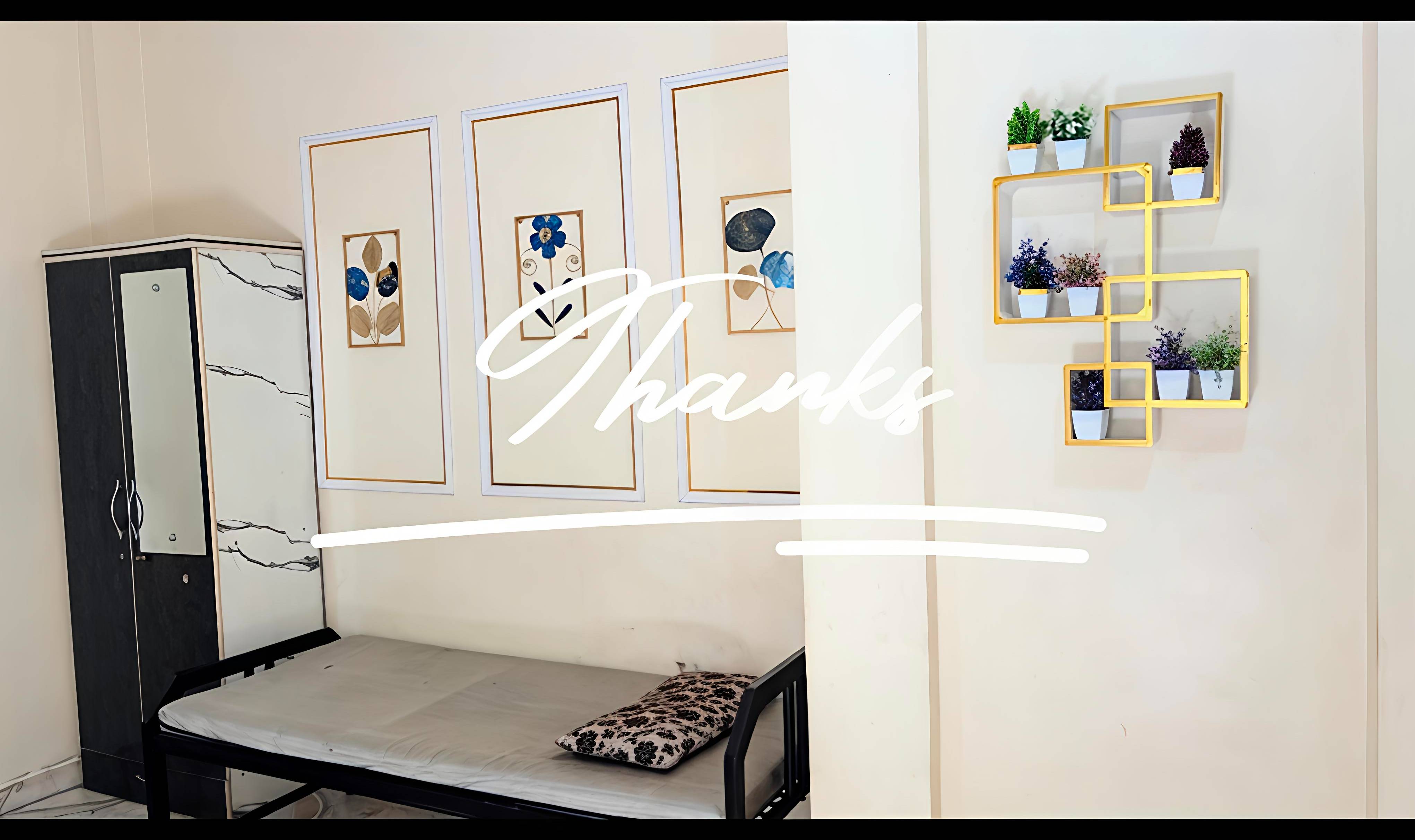 Single sharing room at Shree Ram PG in Pune with modern furnishings - Image 3