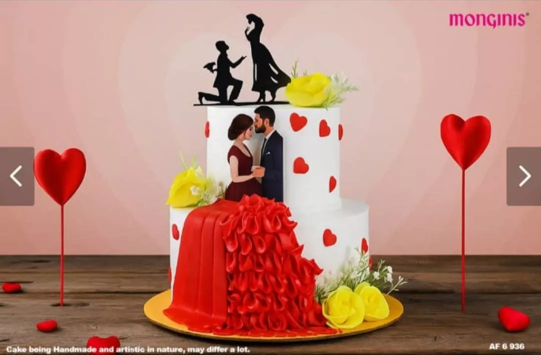 Delicious Monginis Marachiya Butterscotch Cake with creamy frosting, decorated elegantly, perfect for special occasions in Mi