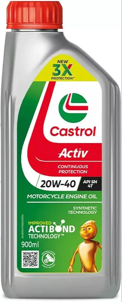 High-quality Castrol Active engine oil bottle with bold branding, available in Mukerian for vehicle maintenance.