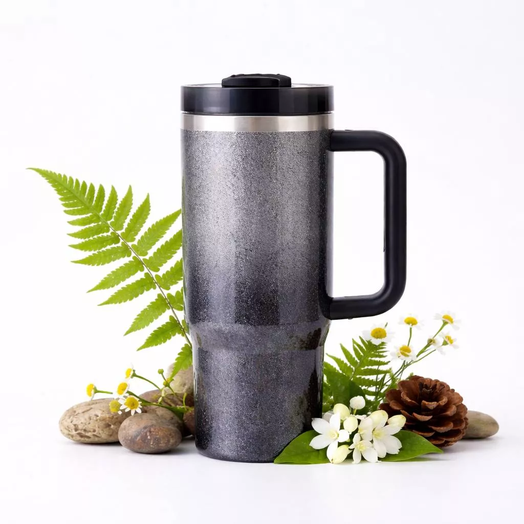 900 ML insulated black travel mug available at NAVYUG ENTERPRISES in Amritsar