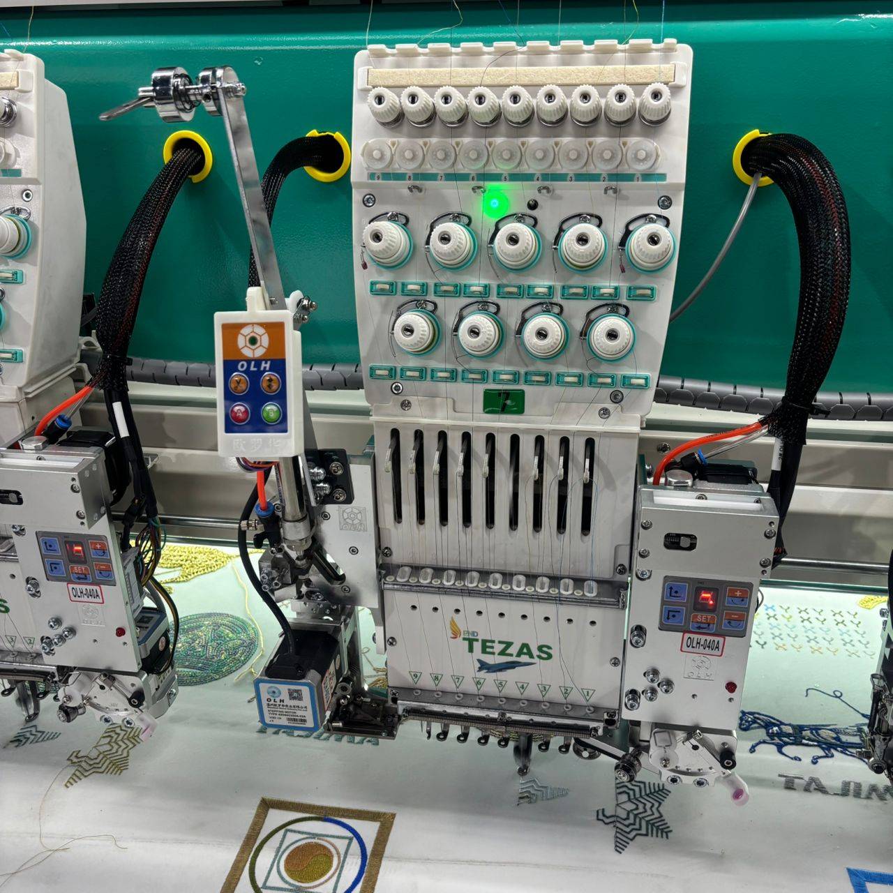  PND Tezas Multi-Head Embroidery Machine in Jaipur PND TEZAS TRADER B 15 Sudarshan  Pura Extension 22  Godam JaipurLANDMARK Near Uvi Print