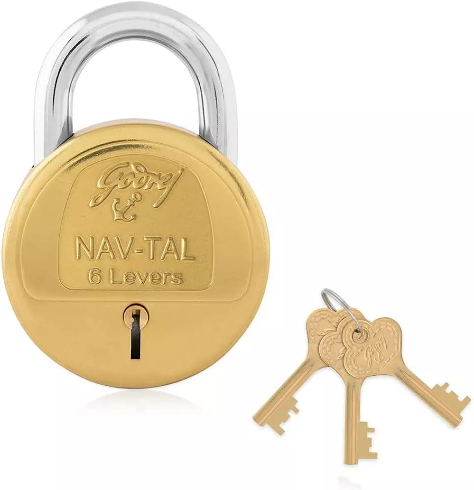 ELANGBAM ENTERPRISES - Godrej Nav-Tal 6 Levers Padlock in Thoubal in THOUBAL