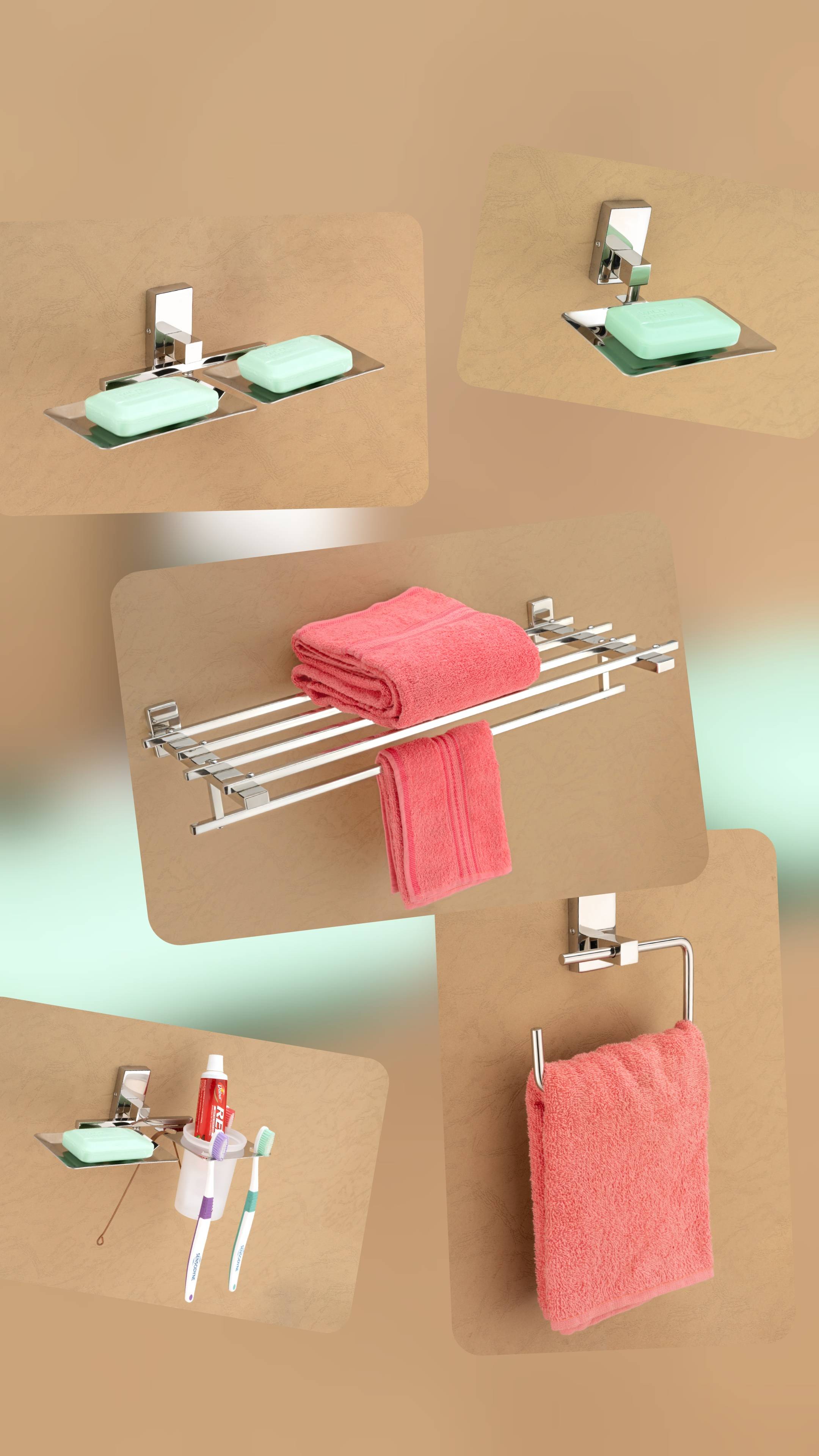  Bathroom Accessories Set at Shree Hardware, Rajkot SHREE ENTERPRISE MATRU MANDIR  RANGOLI BANGLOW  BLK 1 NR RAMDHAN MAVDI BAYPASSLANDMARK MAVDI ROAD MAVDI RAHKOT