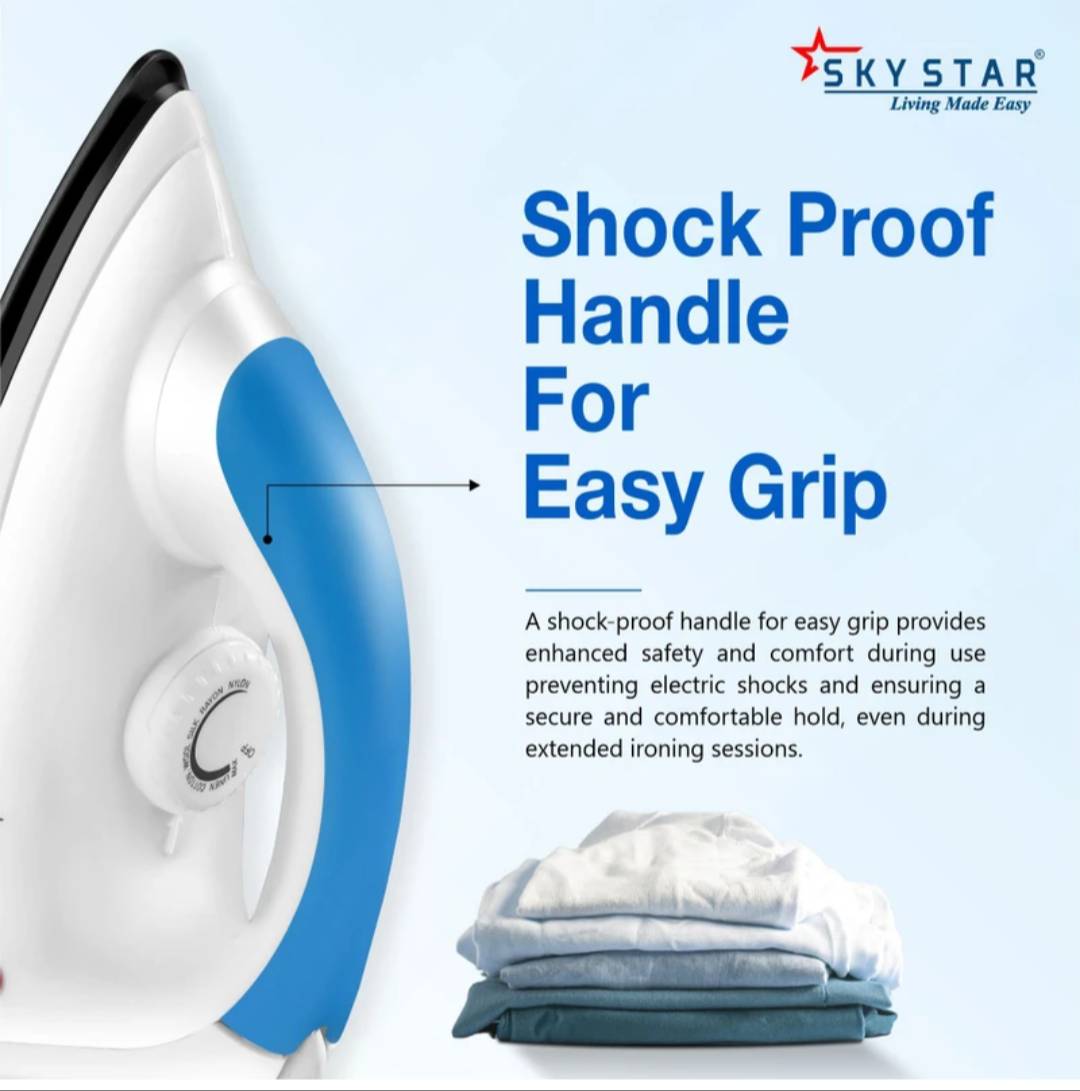 Skystar Iron Press 1100 Watt in Kathua — sleek design and robust features for efficient ironing tasks - Image 2