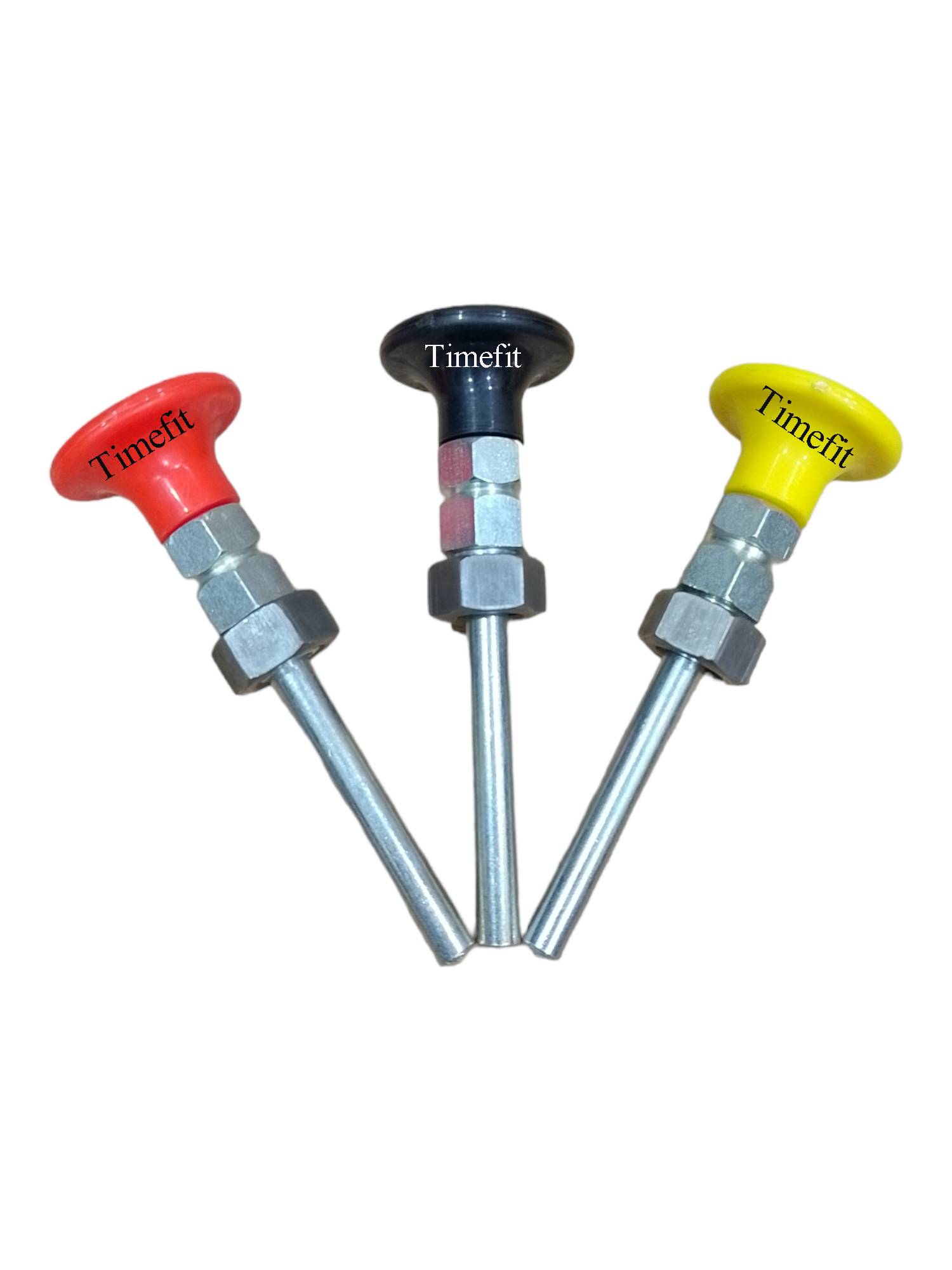Timefit Round Catcher Long Pin designed for gym safety and efficiency, featuring a sturdy build and sleek design, available i